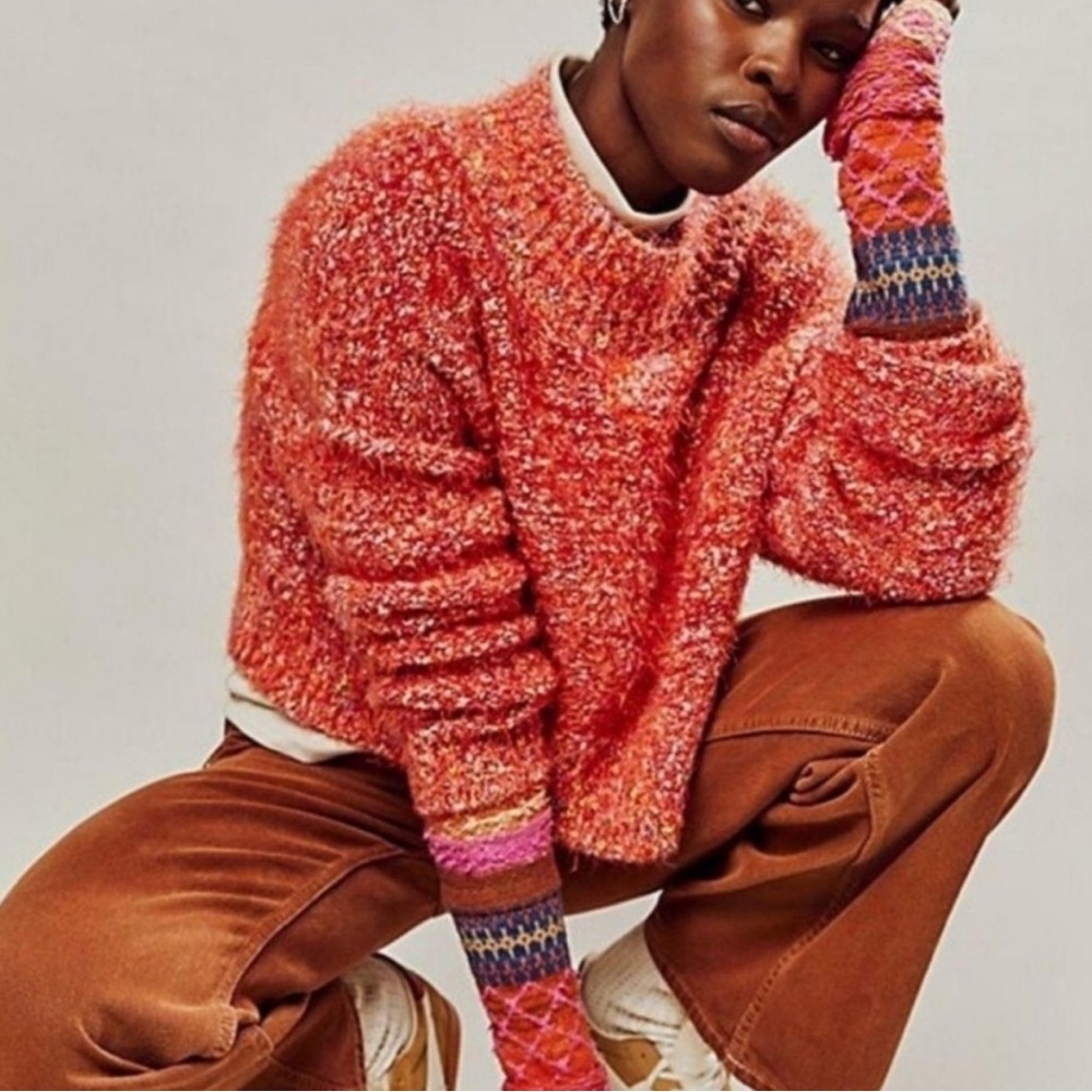 Free People NWOT Stardust Pullover Size Medium - Picture 2 of 6